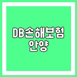 DB손해보험 안양